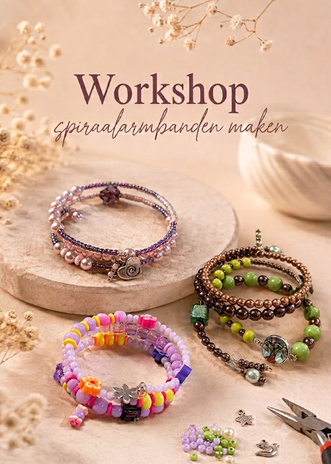 Workshop spiraalarmbanden maken - 30 sept 2026 - 13u30