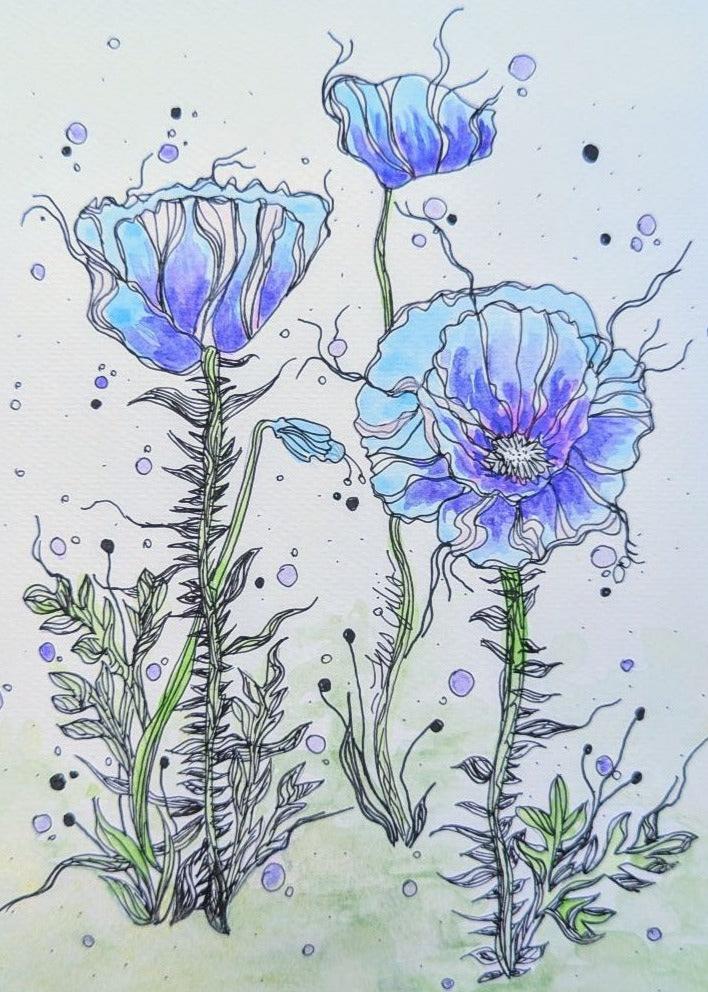 Op aanvraag - Workshop aquarel bloemenschilderij