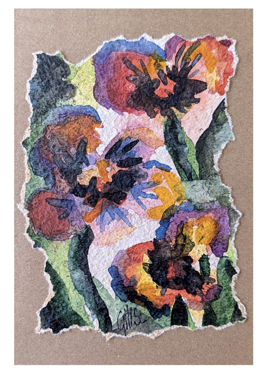 Handgemaakt Bloemenkaartje 3