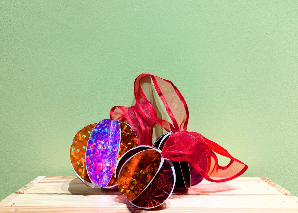 Op aanvraag - Workshop 3-D Kerstballen met decopapier