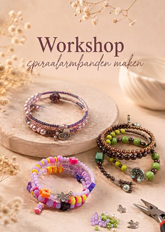 Workshop spiraalarmbanden maken - 30 sept 2026 - 13u30