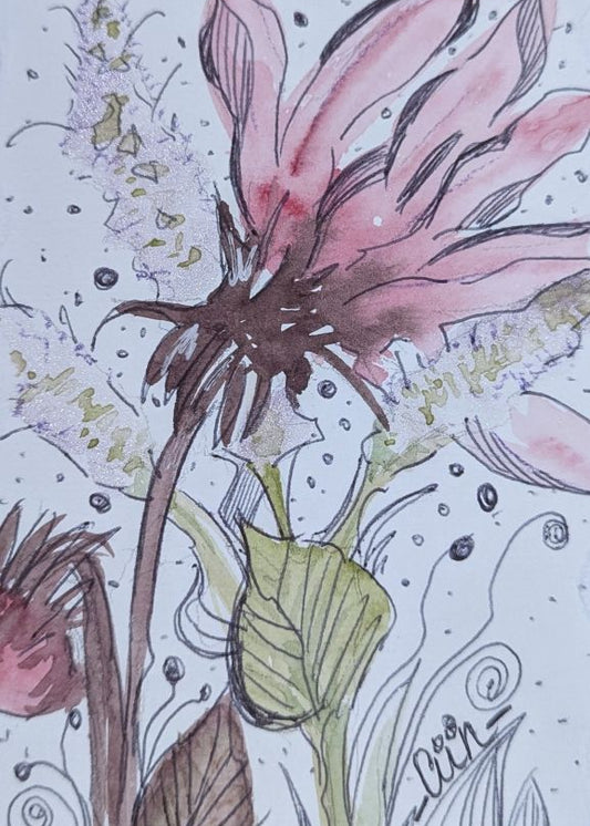 Op aanvraag - Workshop aquarel bloemenschilderij - gevorderden